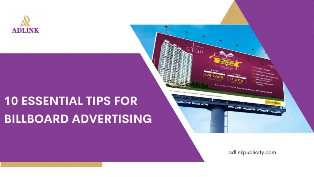 10 Essential Tips for Billboard Advertising